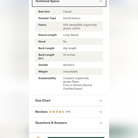 REI pullover hemp cotton natural M - Picture 14 of 14